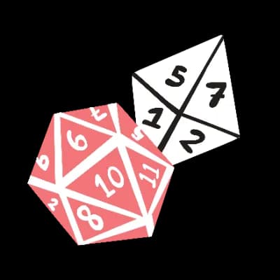 Drawn style banner with logo and menu items